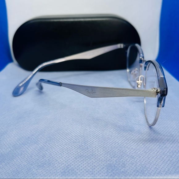 Rayban Reading Glasses Model RB5396 3084 Color: Silver / Blue  51mm/19 with case - Picture 6 of 6